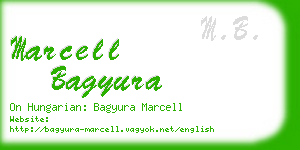 marcell bagyura business card